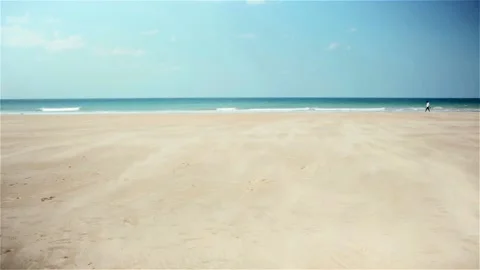 Sandstorm on Beach (Cinemagraph) Stock Footage 233897982