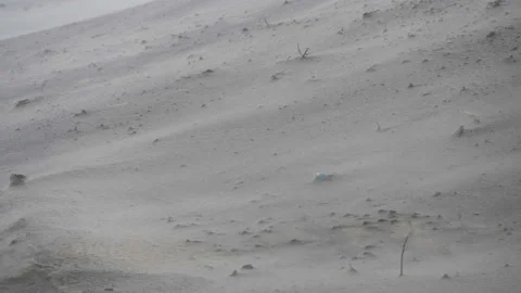 Sandstorm Close Up. Post Apocalypse, Climate Change, Global Warming Disaster. 스톡 동영상 116165487