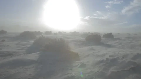 Sandstorm in desert Vídeos de archivo 37682792