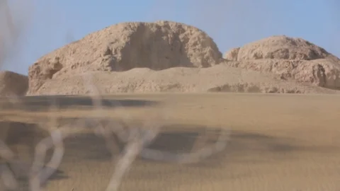Sandstorm in the desert Stock Footage 103625282