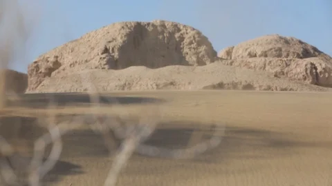 Sandstorm in the desert Stock Footage 103625511