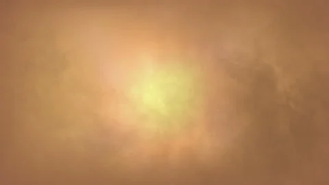 Sandstorm In Desert Obscuring The Sun Stock Footage 157728278