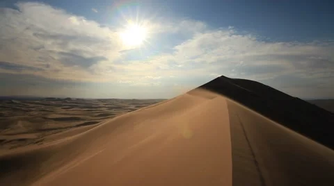 Sandstorm in the Gobi Desert Stock-Footage 66255712