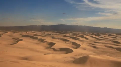 Sandstorm in the Gobi Desert Stock Footage 66255850