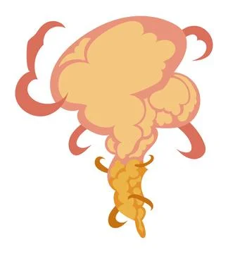 Sandstorm illustration of sand cloud イラスト素材