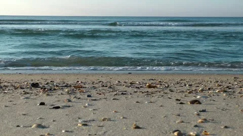 Sand,surf and sky Stock Footage 11019871