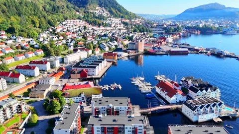 Sandviken in Bergen Stock-Footage 285258517