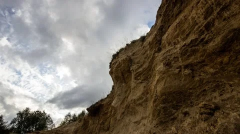 Sandwall and the sky Stock Footage 43360790