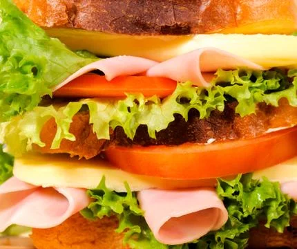 Sandwich background Foto stock