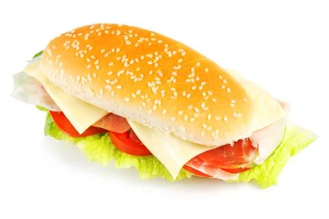 Sandwich with bacon Stock Photos