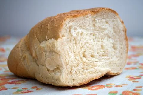 The sandwich with a big piece of bread Stock Photos