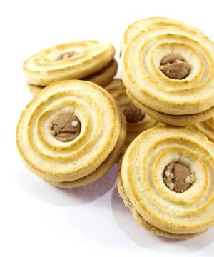 Sandwich biscuits Foto stock