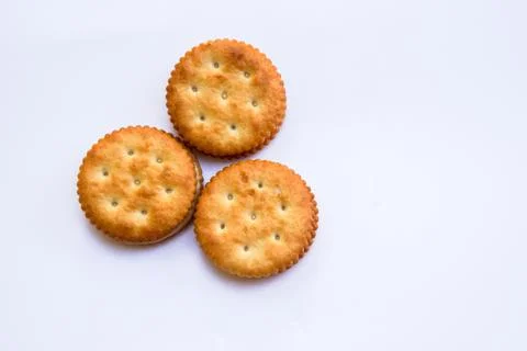 Sandwich biscuits Stock Photos