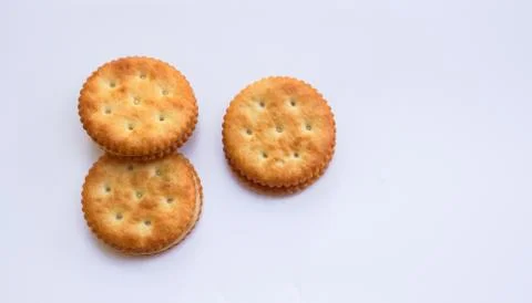 Sandwich biscuits Foto stock