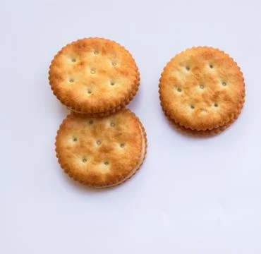 Sandwich biscuits Stock Photos