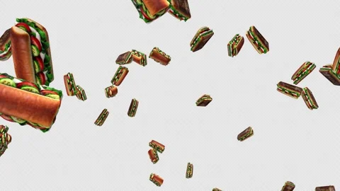 Sandwich Blast Stock Footage 285313930