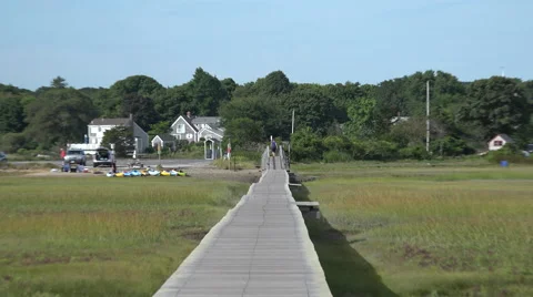 Sandwich Boardwalk Cape Cod Stock Footage 41659014