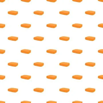 Sandwich bread slices seamless pattern background Stock Illustration