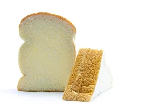 Sandwich brown edge and bread Stock Photos