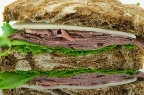 Sandwich close up Stock Photos