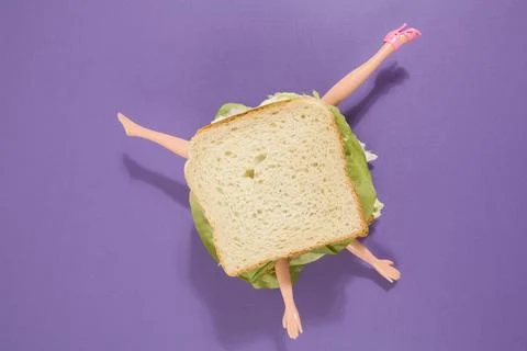 Sandwich doll Stock Photos