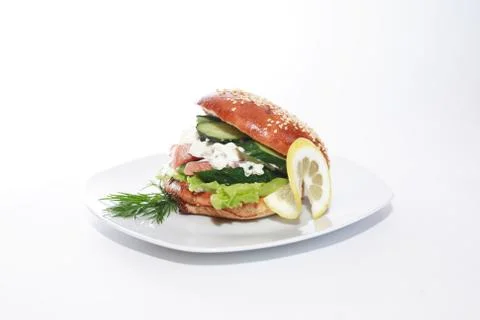 Sandwich With Fish Stock Photos