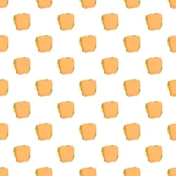 Sandwich food seamless pattern creating a snack texture Stock Illustration