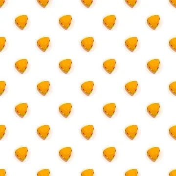 Sandwich food seamless pattern repeating background design 스톡 일러스트