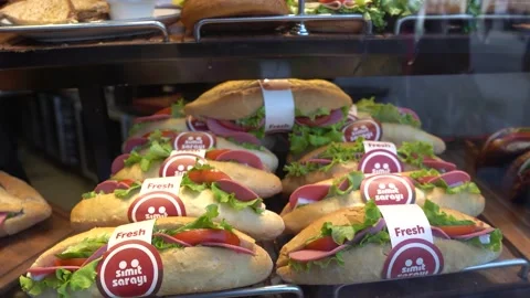 Sandwich Stock Footage 169893679