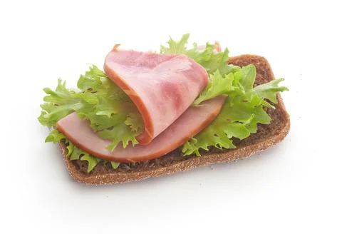 Sandwich with ham Stock Photos