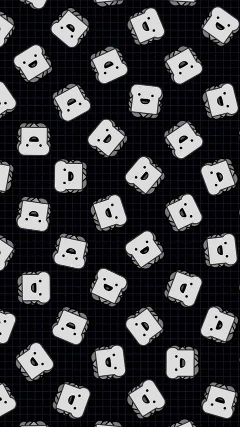 Sandwich icon, animation loop. Seamless pattern background. small sandwich icons Video stock 323437198
