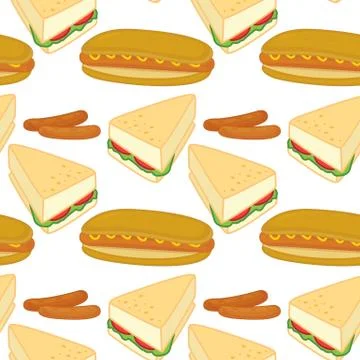 Sandwich Illustrazione stock