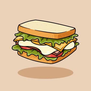 Sandwich Stock Illustration