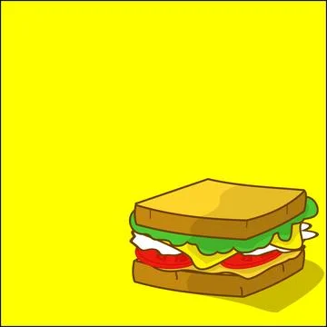 Sandwich Stock Illustration