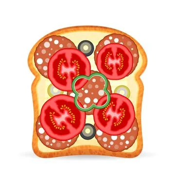 Sandwich Stock Illustration