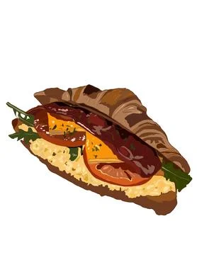 Sandwich Stock Illustration
