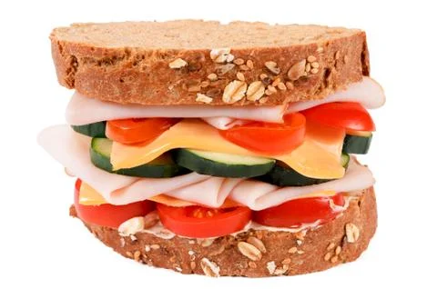 Sandwich isolated Stock Photos