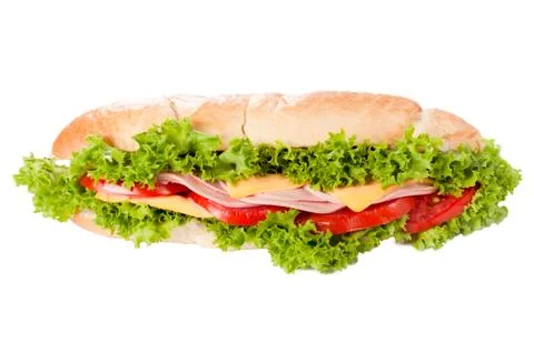 Sandwich isolated Stock Photos