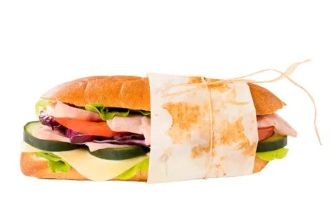 Sandwich isolated Stock Photos