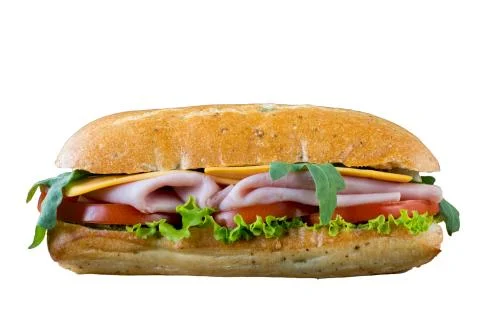 Sandwich isolated Stock Photos