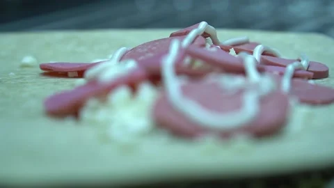 Sandwich making close-up Stock Footage 187153750