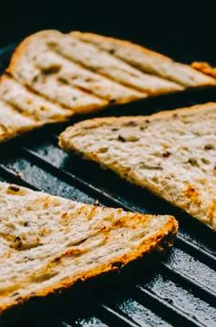 Sandwich In Pan Stock Photos