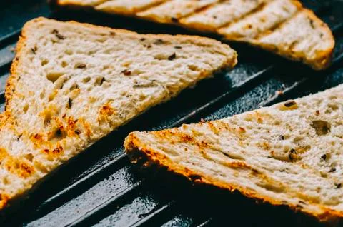 Sandwich In Pan Stock Photos