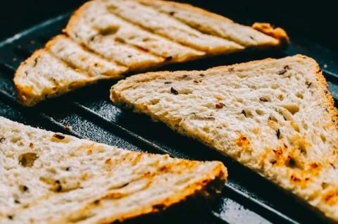 Sandwich In Pan Stock Photos