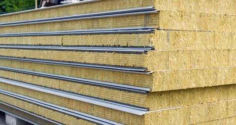 Sandwich panel for wall Foto stock