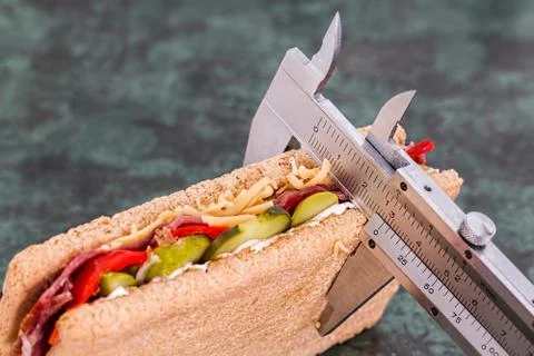 A sandwich. Stock Photos