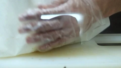 Sandwich preparation Stock Footage 147293798