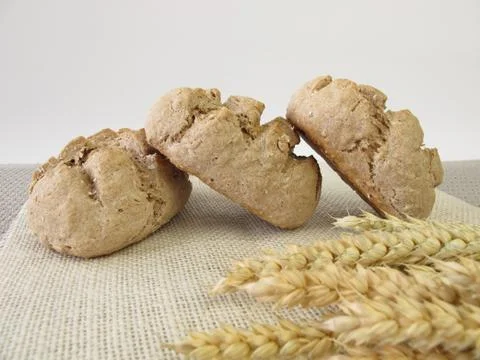 Sandwich rolls Stock Photos