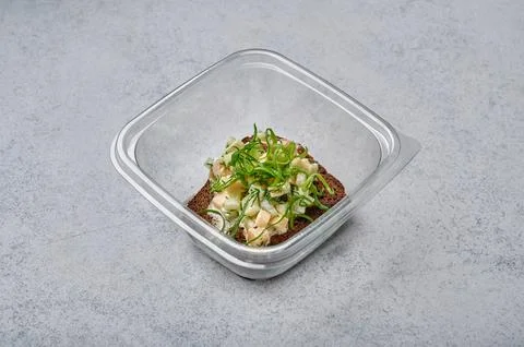 Sandwich of rye bread with cumin and coriander, potatoes, fresh cucumber, dill Stock Photos
