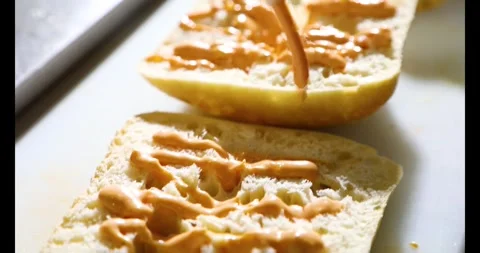 Sandwich sauce Stock Footage 295958229